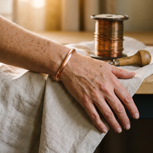 Bracelet en Cuivre Flow de Colette, photo 2