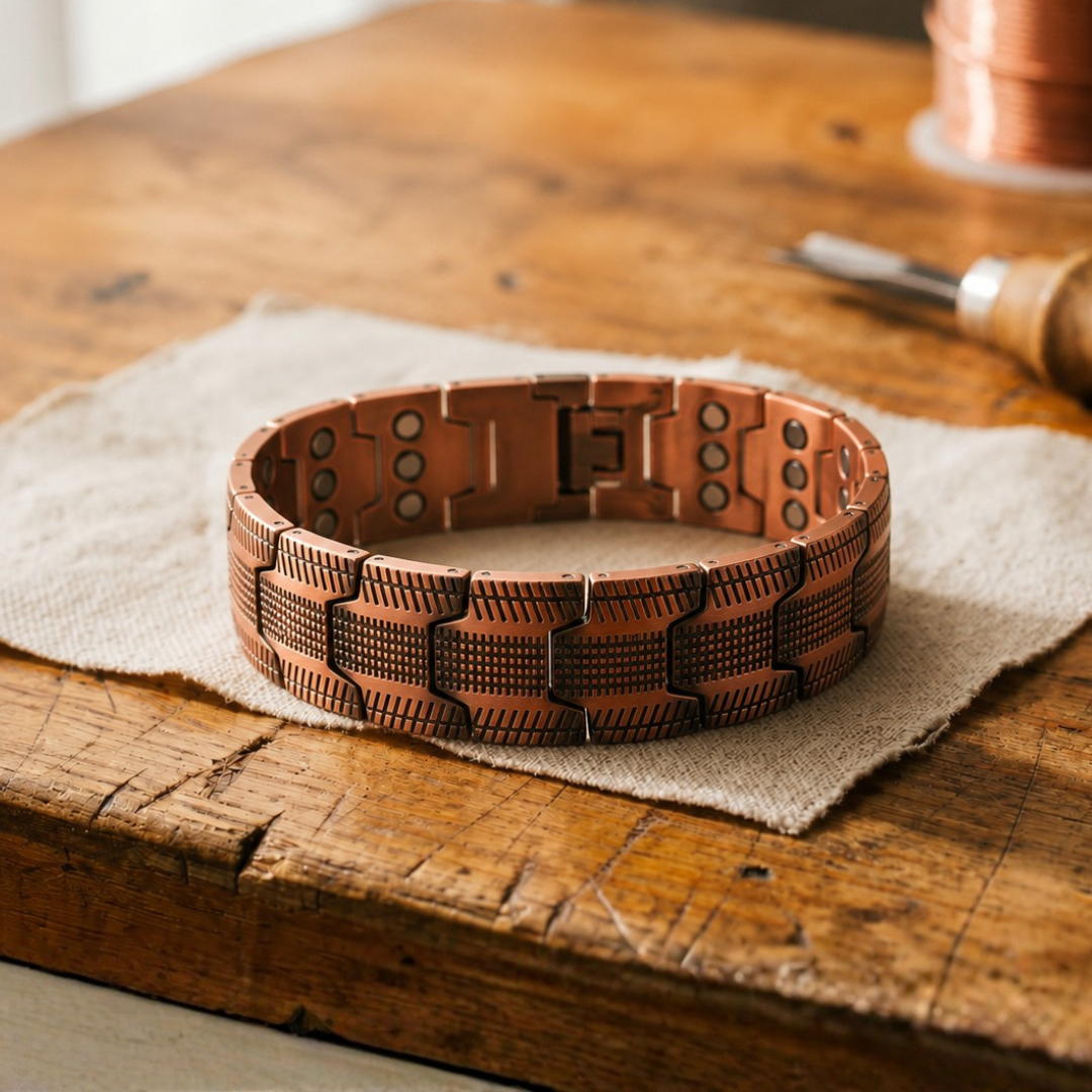 Bracelet en cuivre Crag de Colette, photo 1