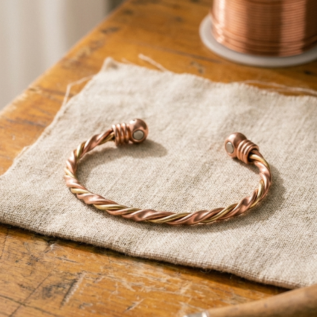 Bracelet en cuivre de la rivière de Colette, photo 1