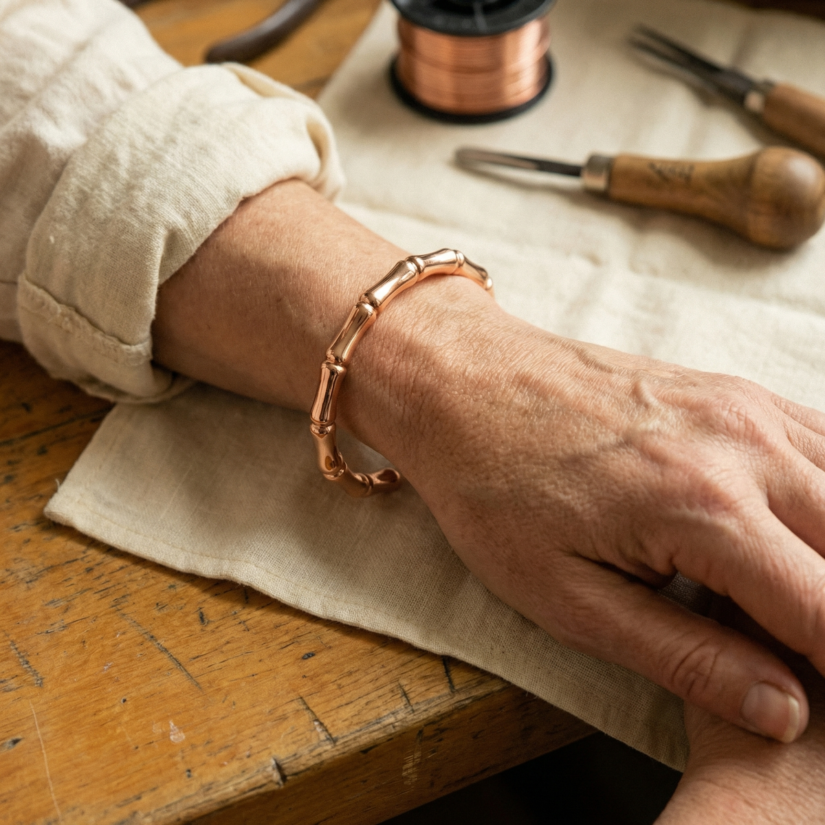 Bracelet en cuivre Grove de Colette, photo 2