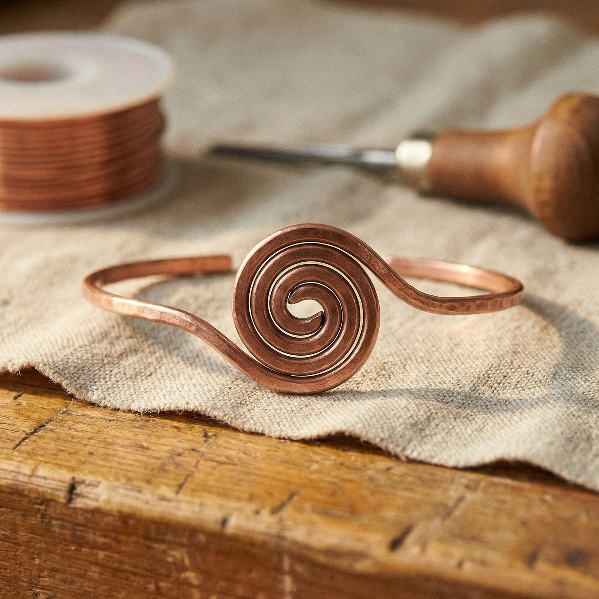 Bracelet de cheville en cuivre Colette
