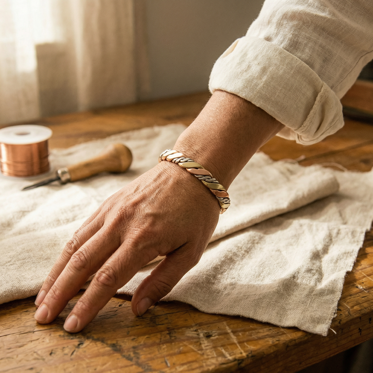 Bracelet en cuivre de Colette, photo 2