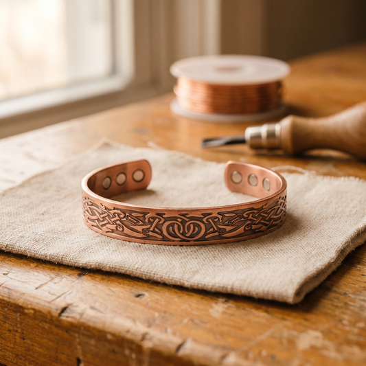 Bracelet en cuivre Flow de Colette, photo 1