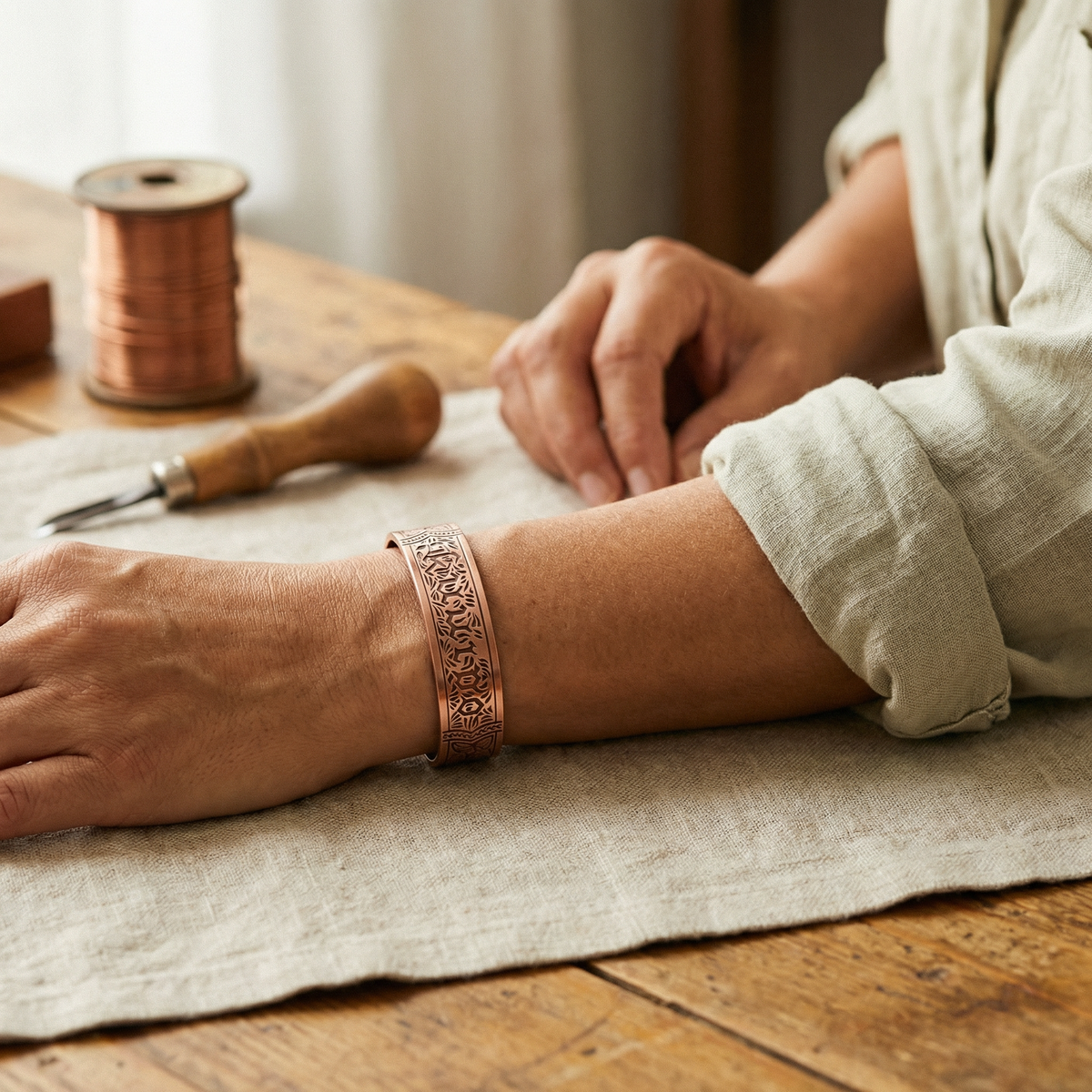 Bracelet en Cuivre Drift de Colette, photo 2