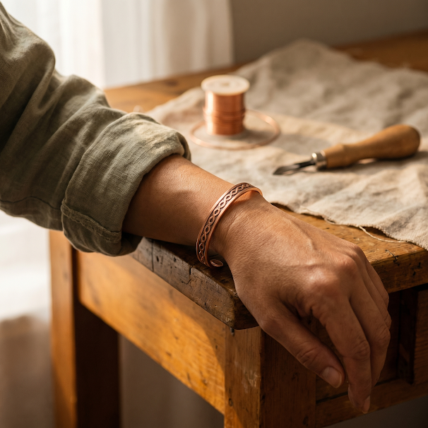 Bracelet en Cuivre Actuel de Colette, photo 2