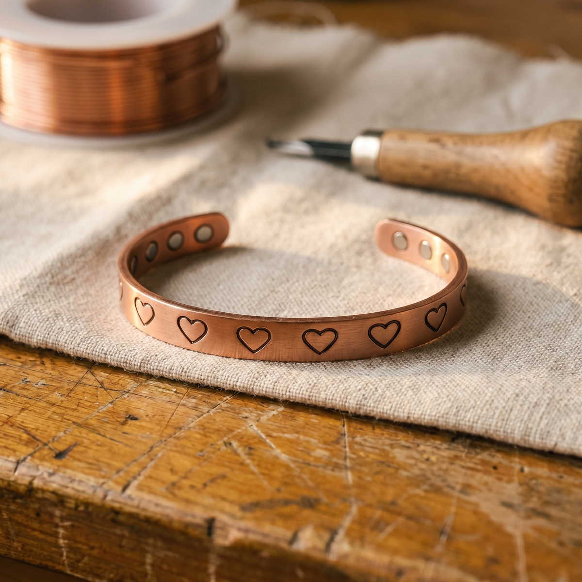 Bracelet en cuivre de Colette, photo 1