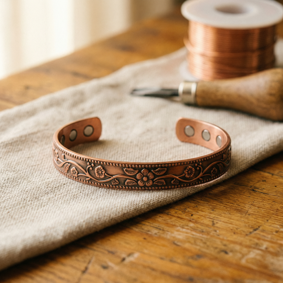 Bracelet en cuivre Knell de Colette, photo 1