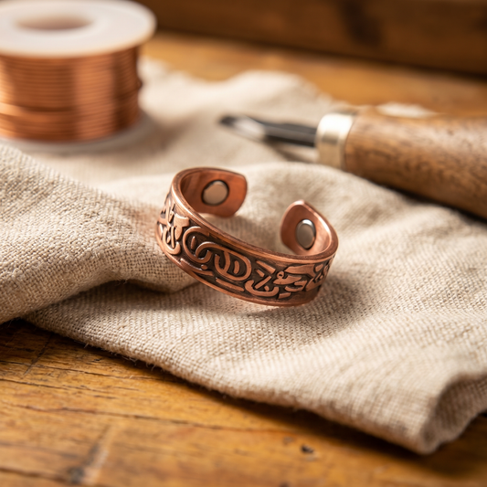 Bague en cuivre Burr de Colette