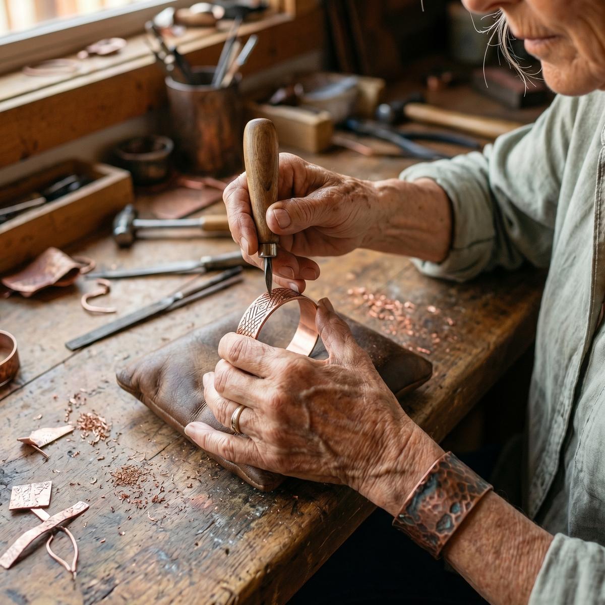 Bague en cuivre Holt de Colette