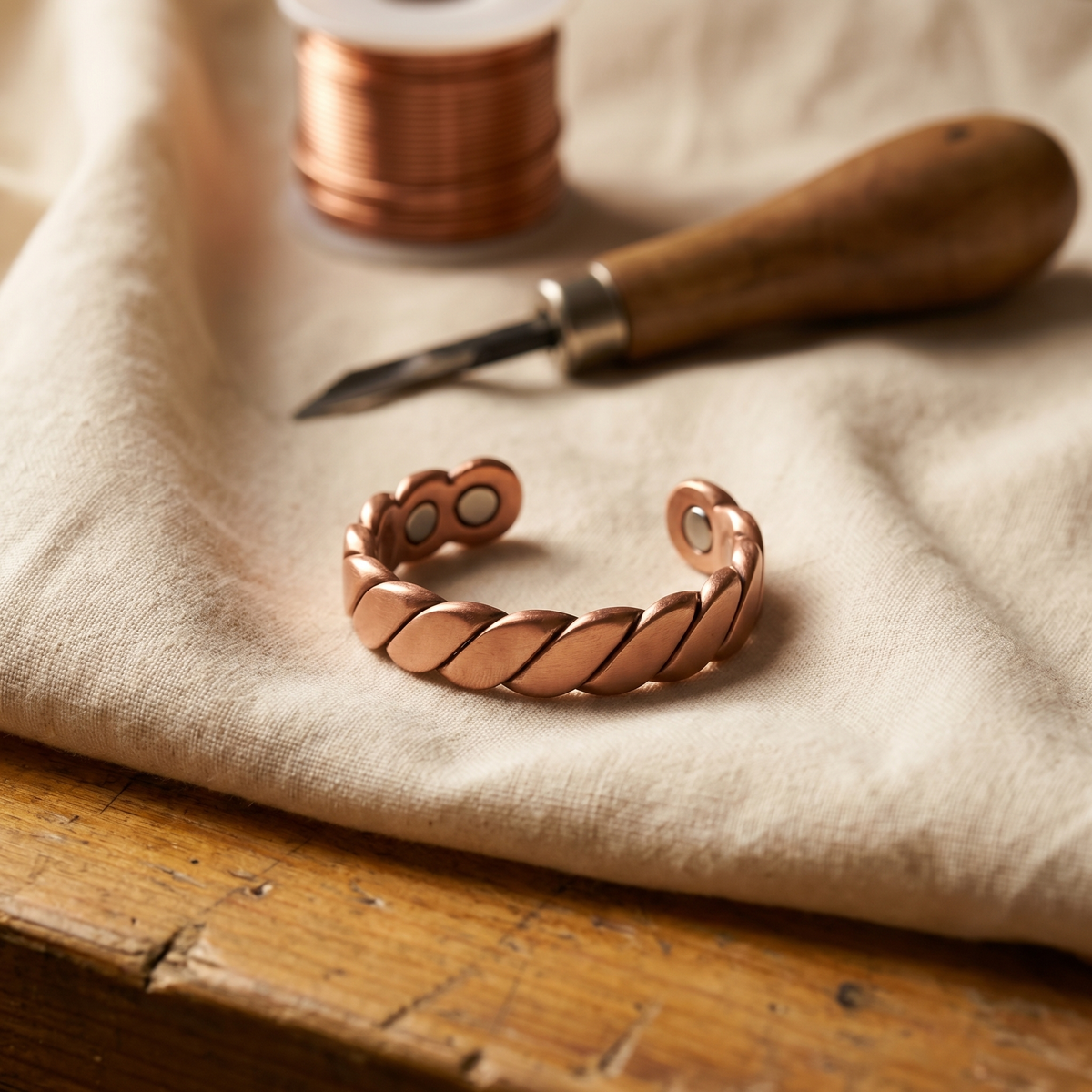 Bague en cuivre Knap de Colette