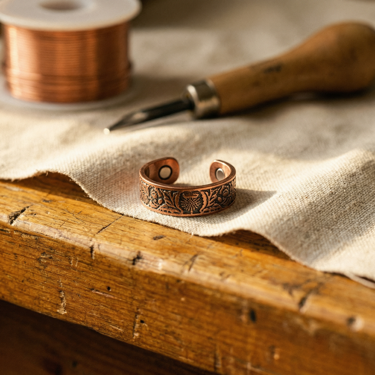 Bague en cuivre de Colette