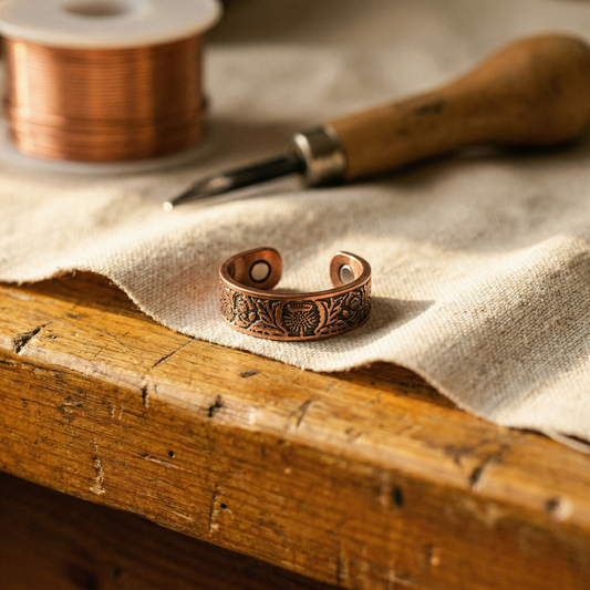 Bague en cuivre de Colette