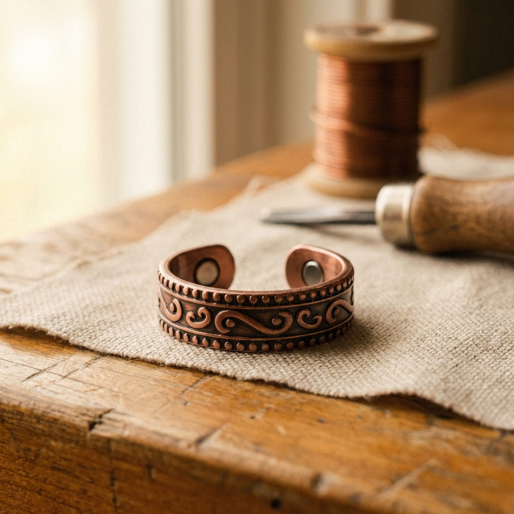Bague en cuivre Fern de Colette