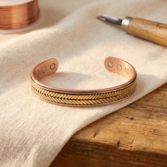Bracelet en cuivre de la récolte de Colette, photo 1