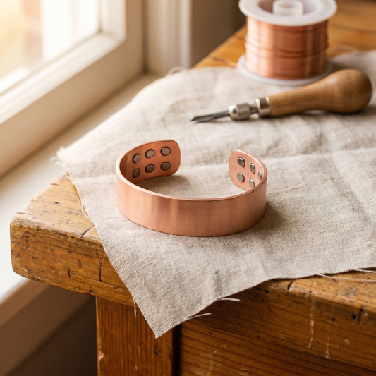 Bracelet en cuivre de l'enclume de Colette, photo 1