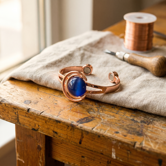 Bracelet en cuivre de la sphère de Colette, photo 1