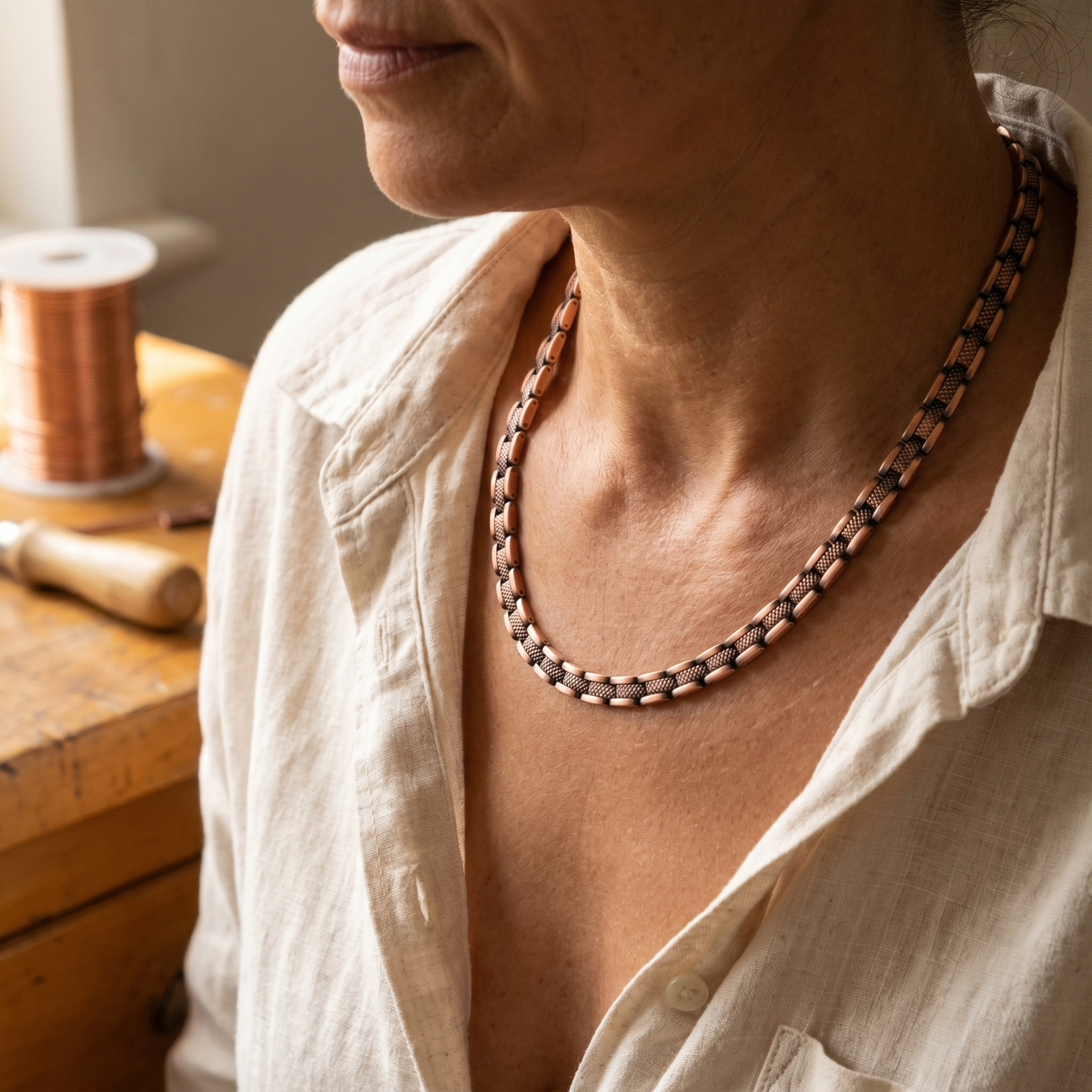 Collier en cuivre Haze de Colette