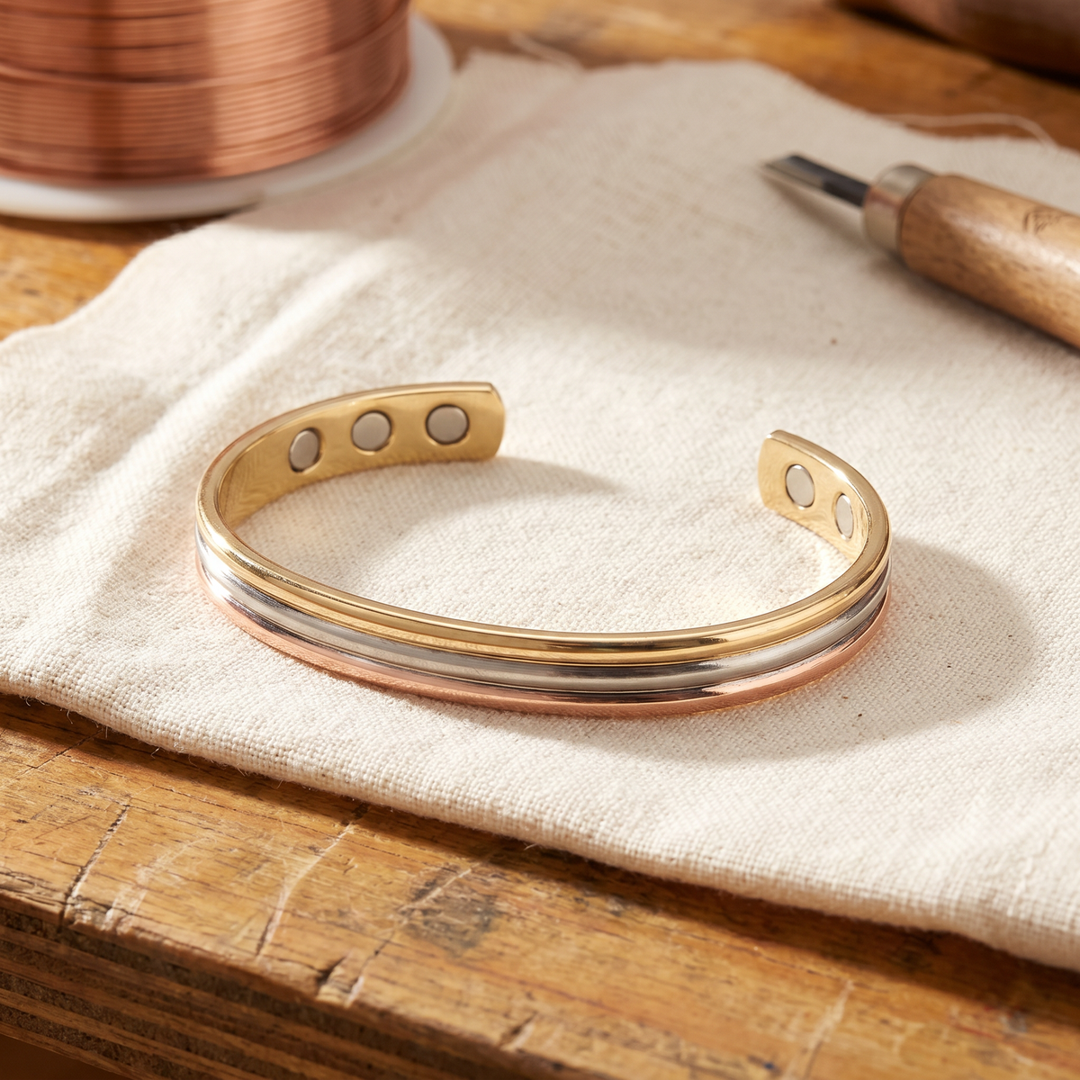 Bracelet en cuivre Fell de Colette, photo 1