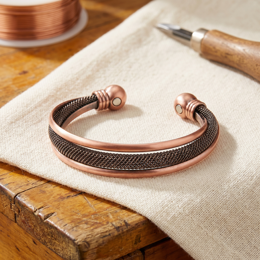 Bracelet en cuivre de cairn de Colette, photo 1