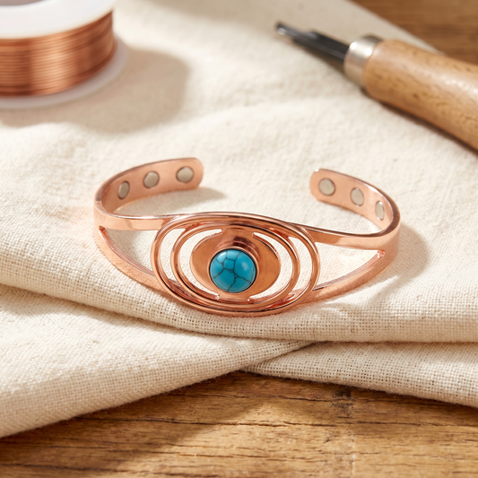 Bracelet en cuivre Sedge de Colette, photo 1
