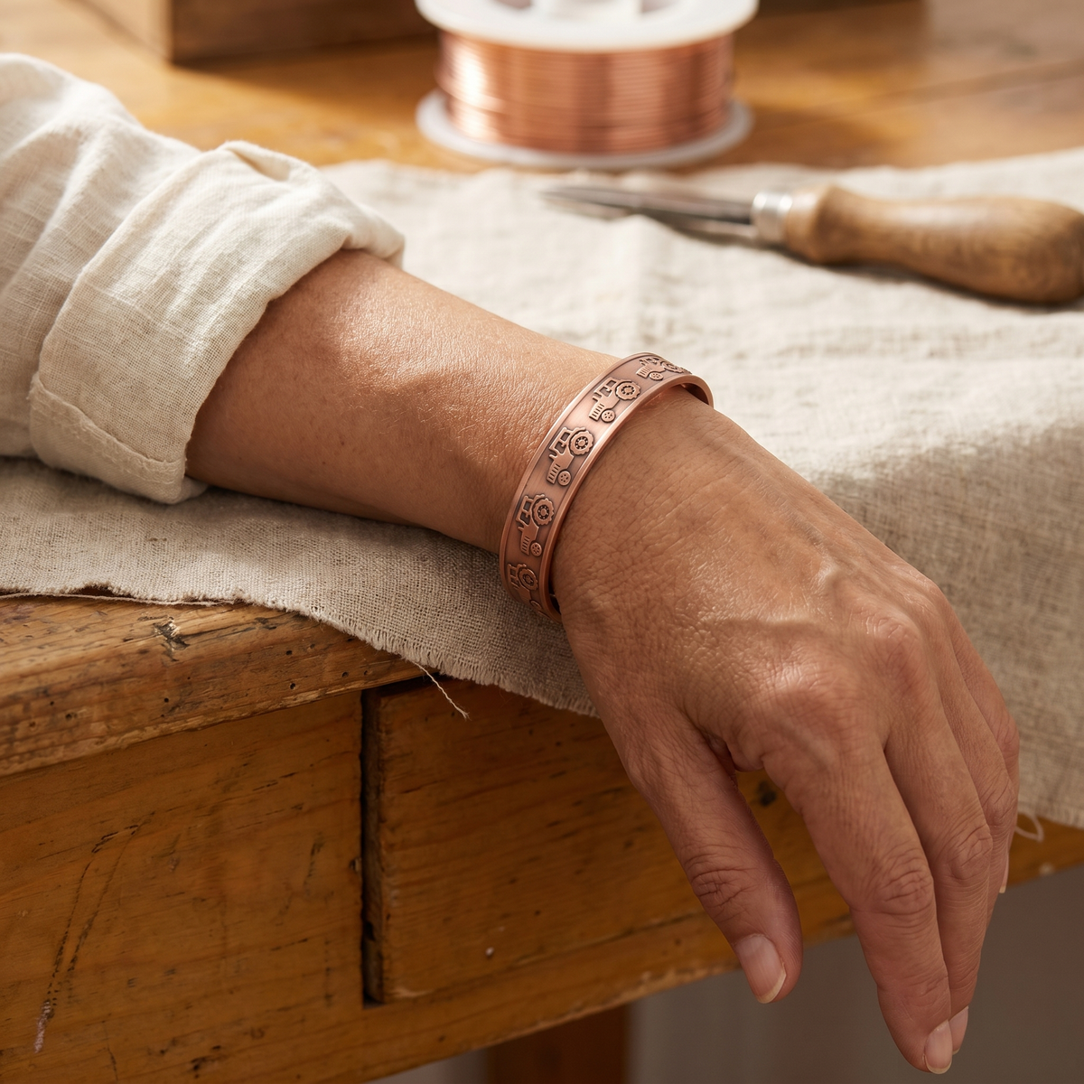 Bracelet en cuivre Brae de Colette, photo 2