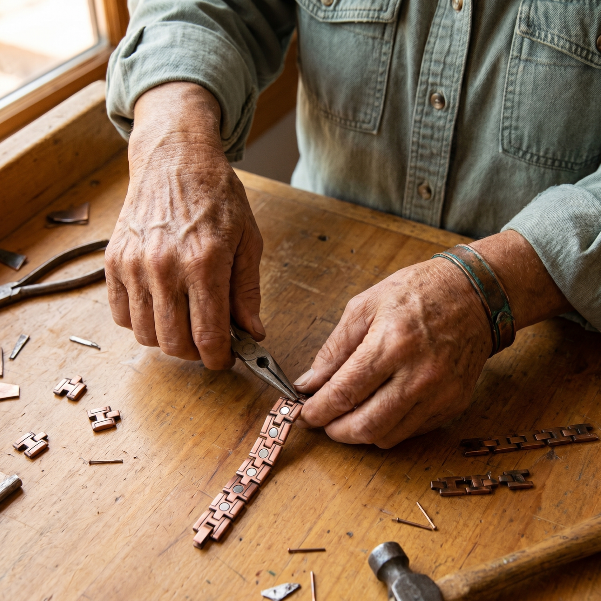 Bracelet en Cuivre pour Hommes Gorse de Colette, photo 4