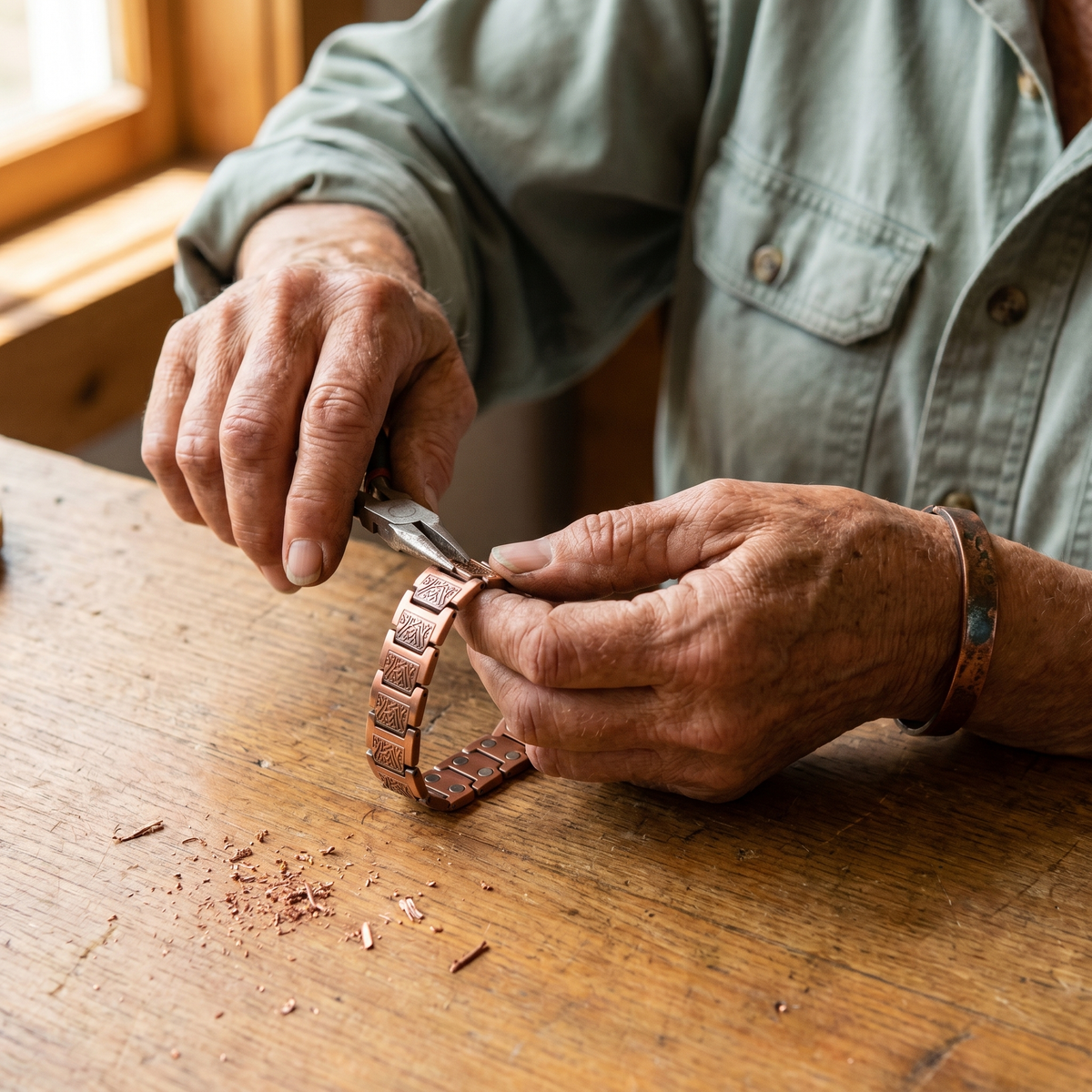 Bracelet en cuivre pour homme Glen de Colette, photo 4