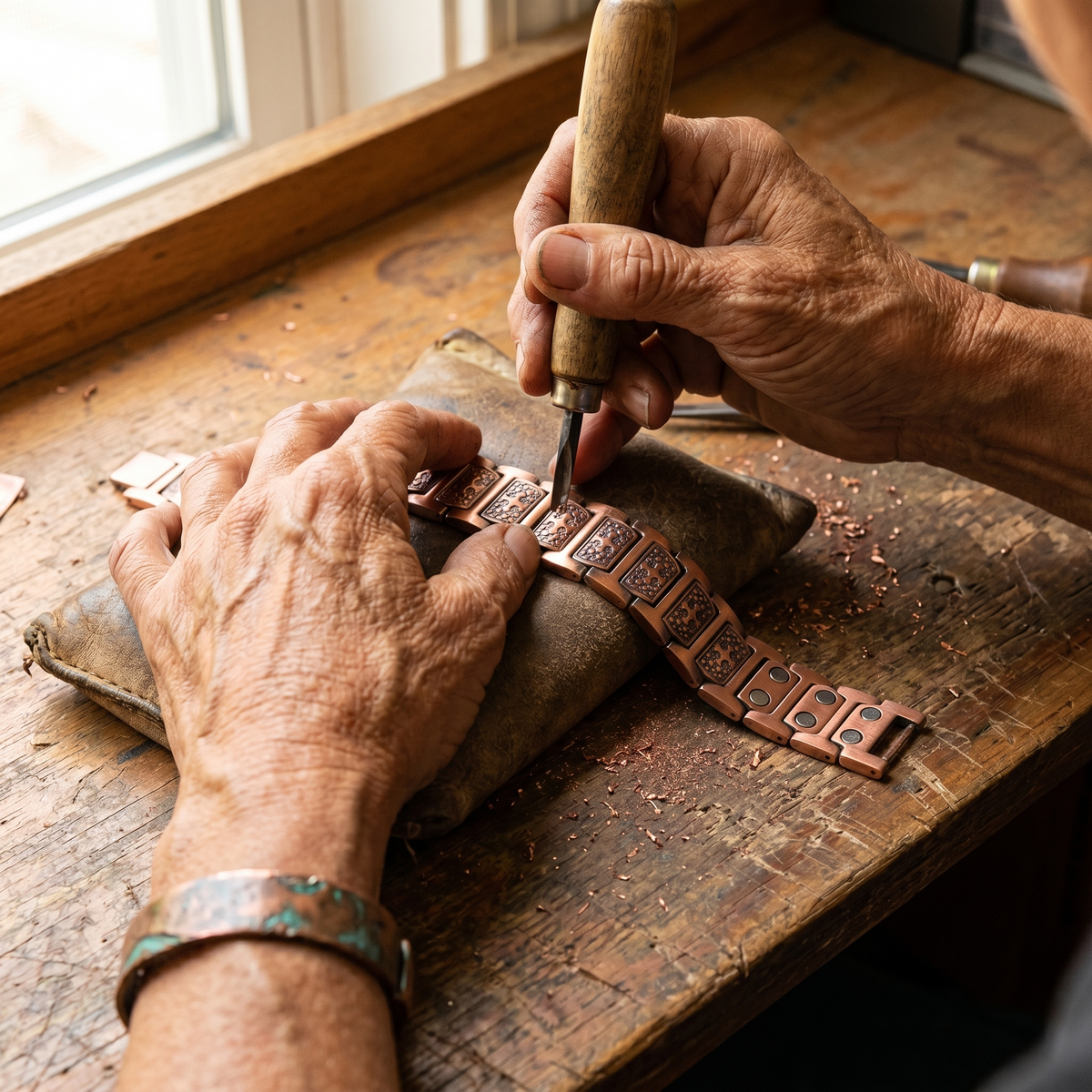 Bracelet en cuivre pour hommes Gale de Colette, photo 4