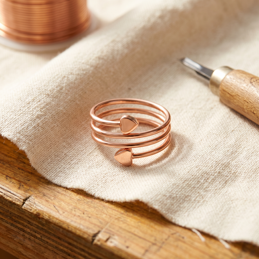 Bague en cuivre Haven de Colette