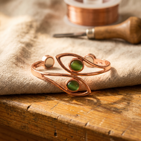 Bracelet en cuivre Opale de Colette, photo 1