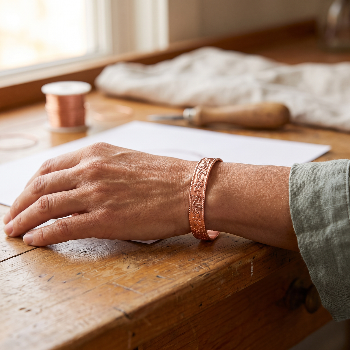 Bracelet en cuivre Moor de Colette, photo 2