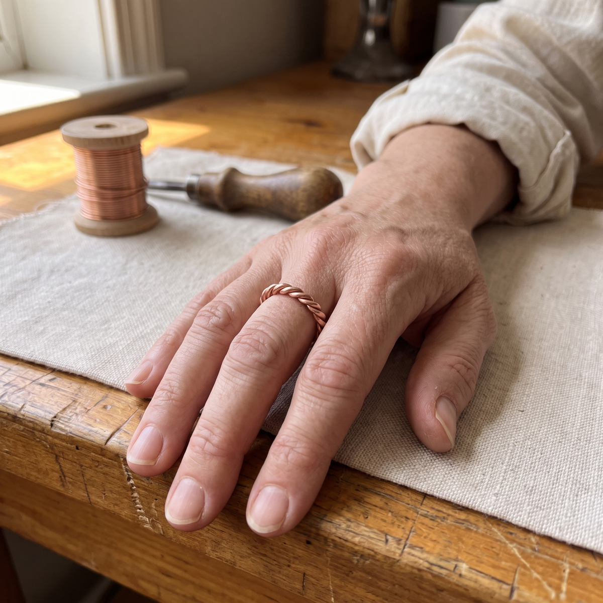 Bague Tensor en Cuivre de Colette