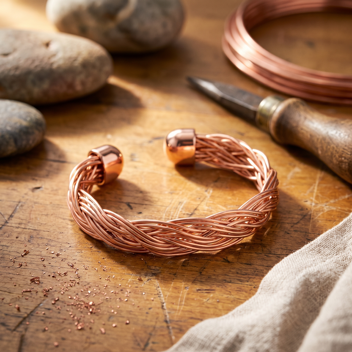 Bracelet en cuivre Elm de Colette, photo 1