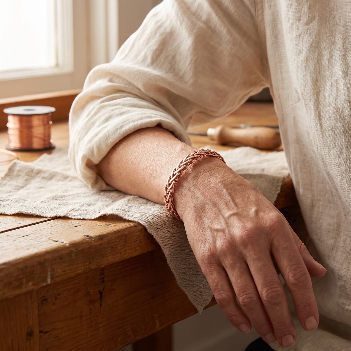 Bracelet en Cuivre Ronce de Colette, photo 2