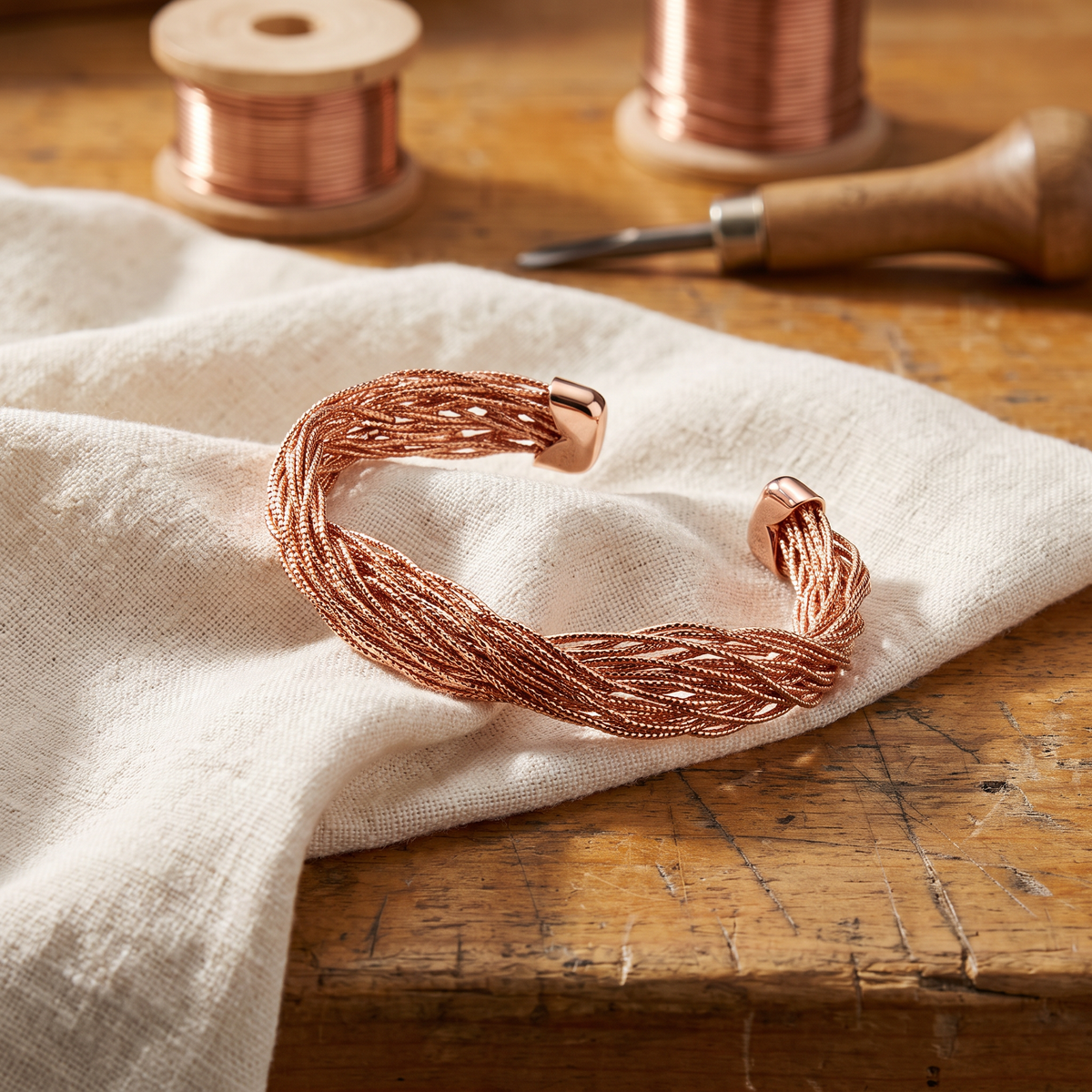 Bracelet en cuivre Finch de Colette, photo 1