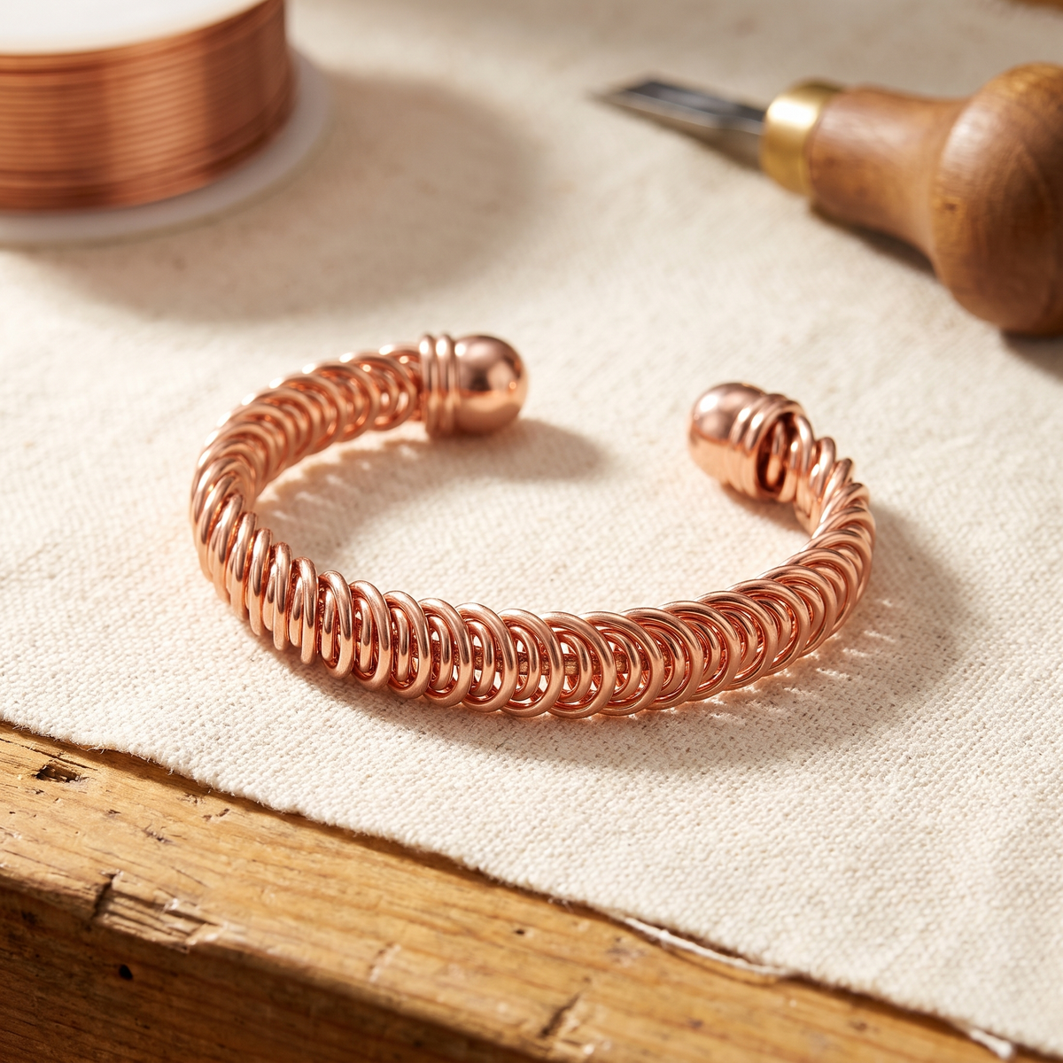 Bracelet en Cuivre Gust de Colette, photo 1