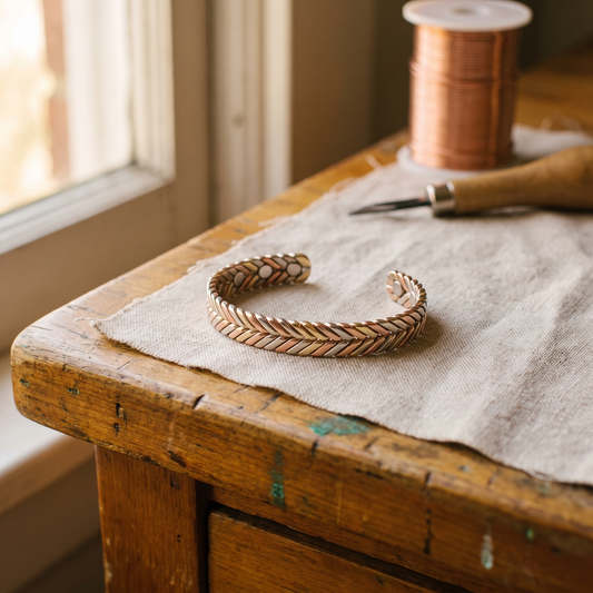 Bracelet en cuivre Copse de Colette, photo 1