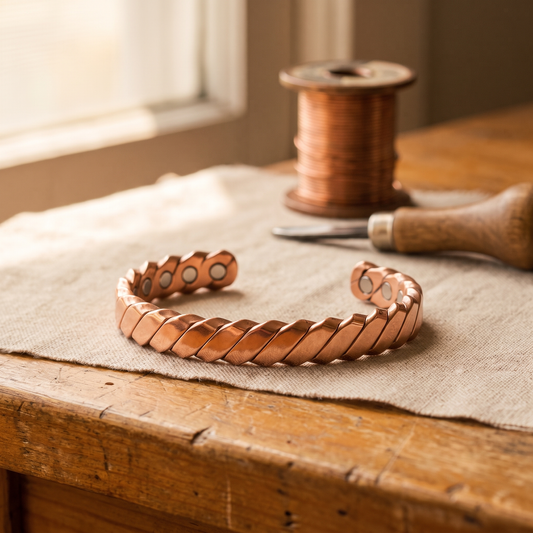Bracelet en Cuivre Mousse de Colette, photo 1