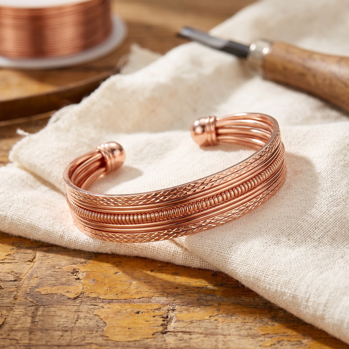 Bracelet en Cuivre Bracken de Colette, photo 1