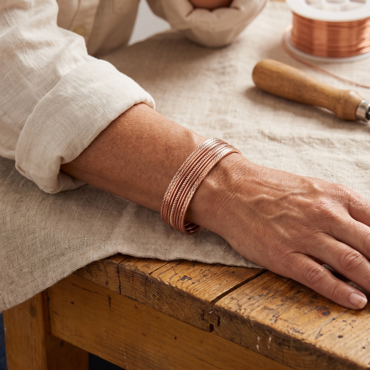 Bracelet en Cuivre Bracken de Colette, photo 2