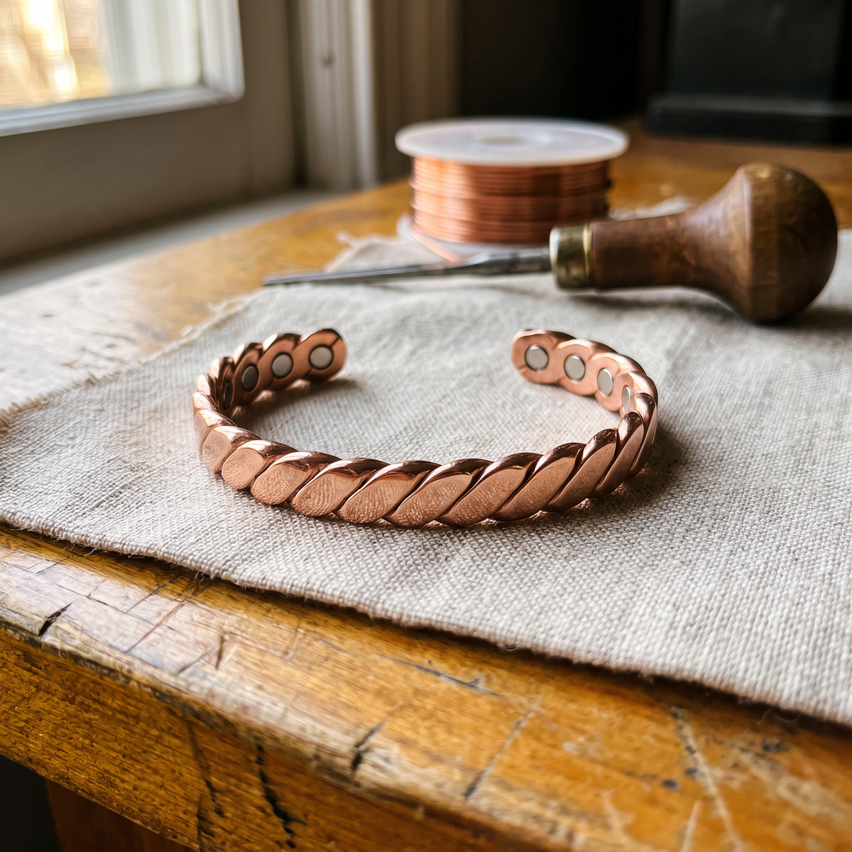 Bracelet en cuivre Bough de Colette, photo 1