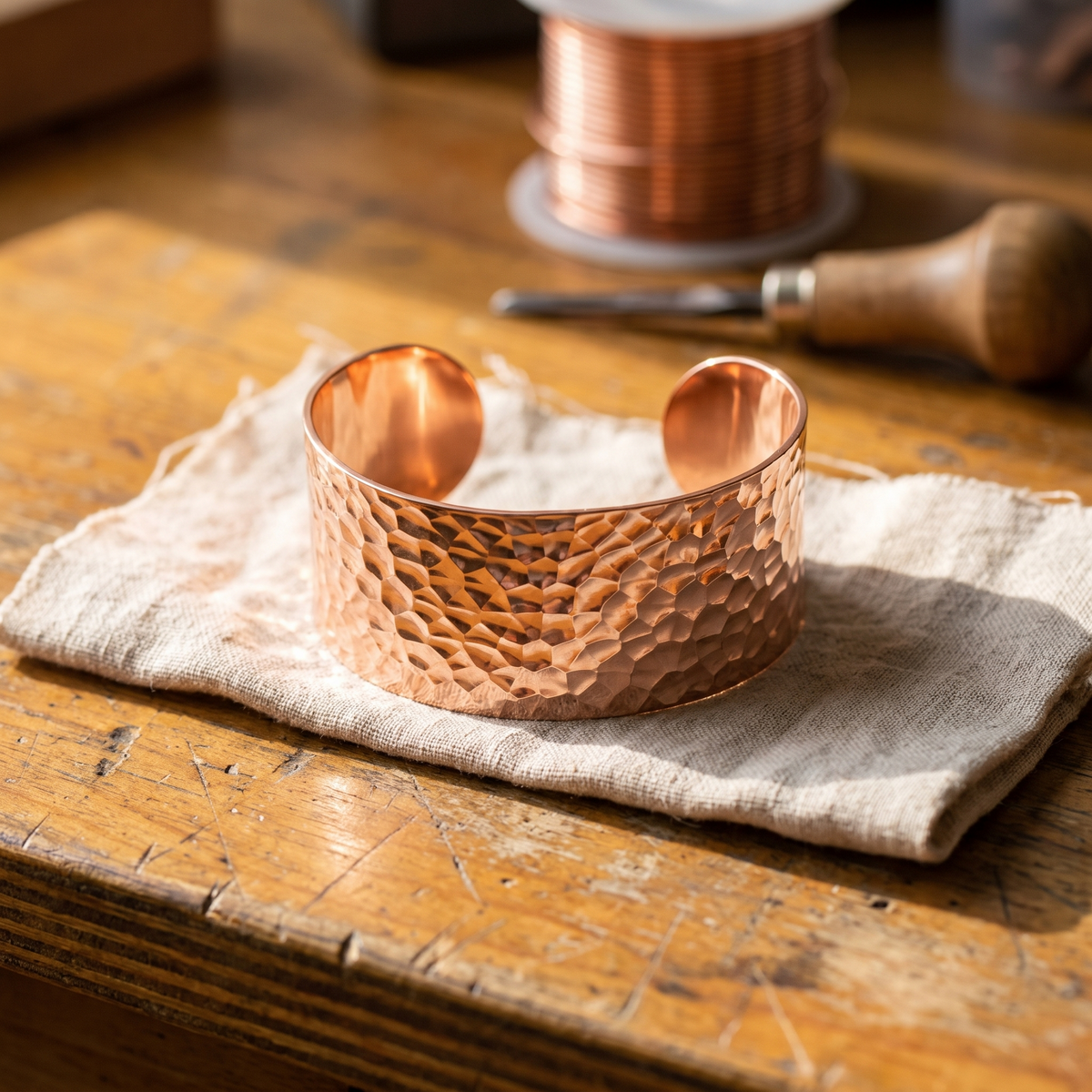 Bracelet en cuivre Forge de Colette, photo 1