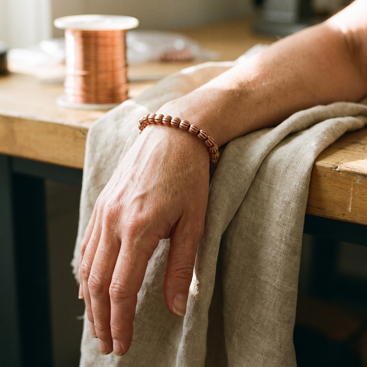 Bracelet en cuivre de Colette, photo 2