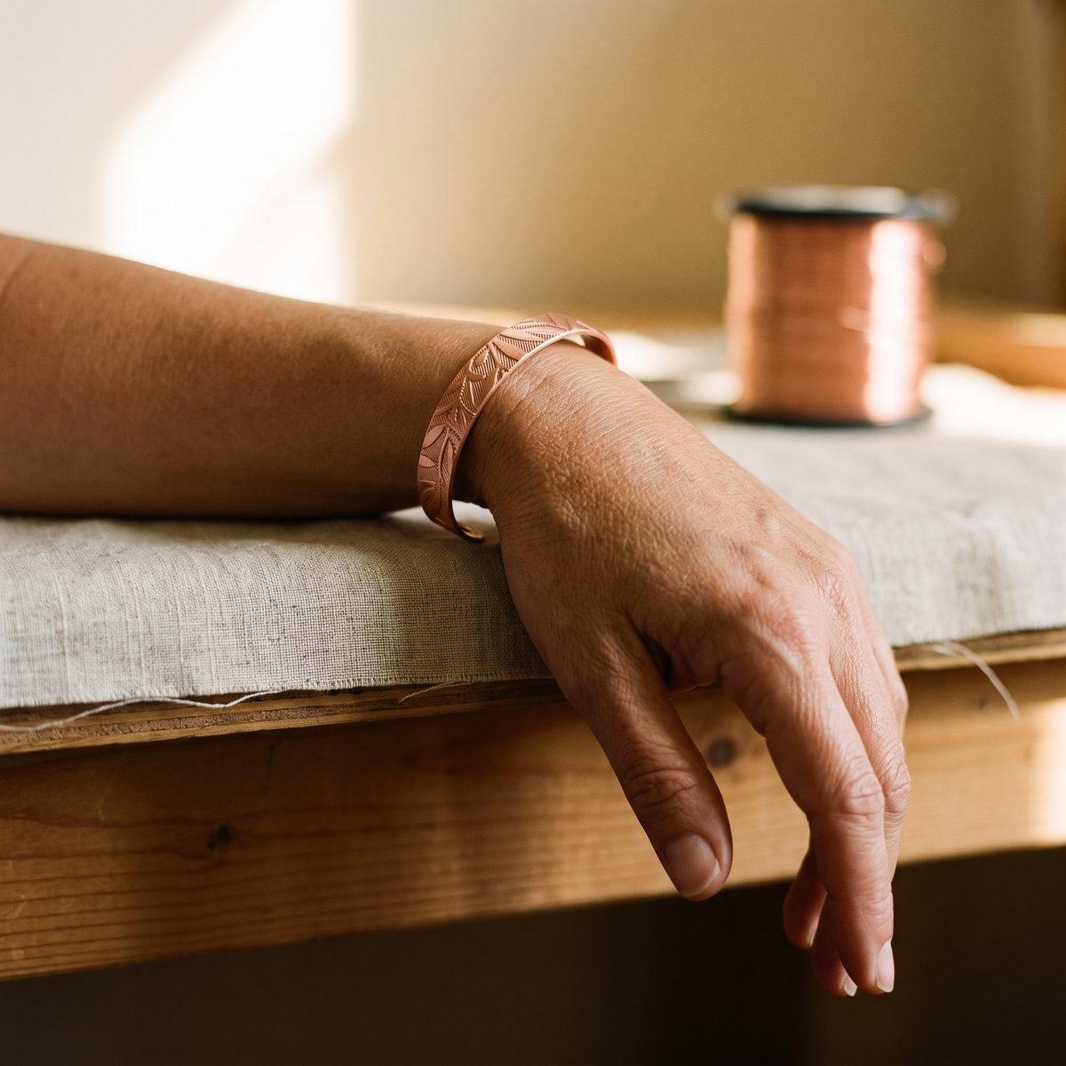Bracelet en cuivre Grove de Colette, photo 2