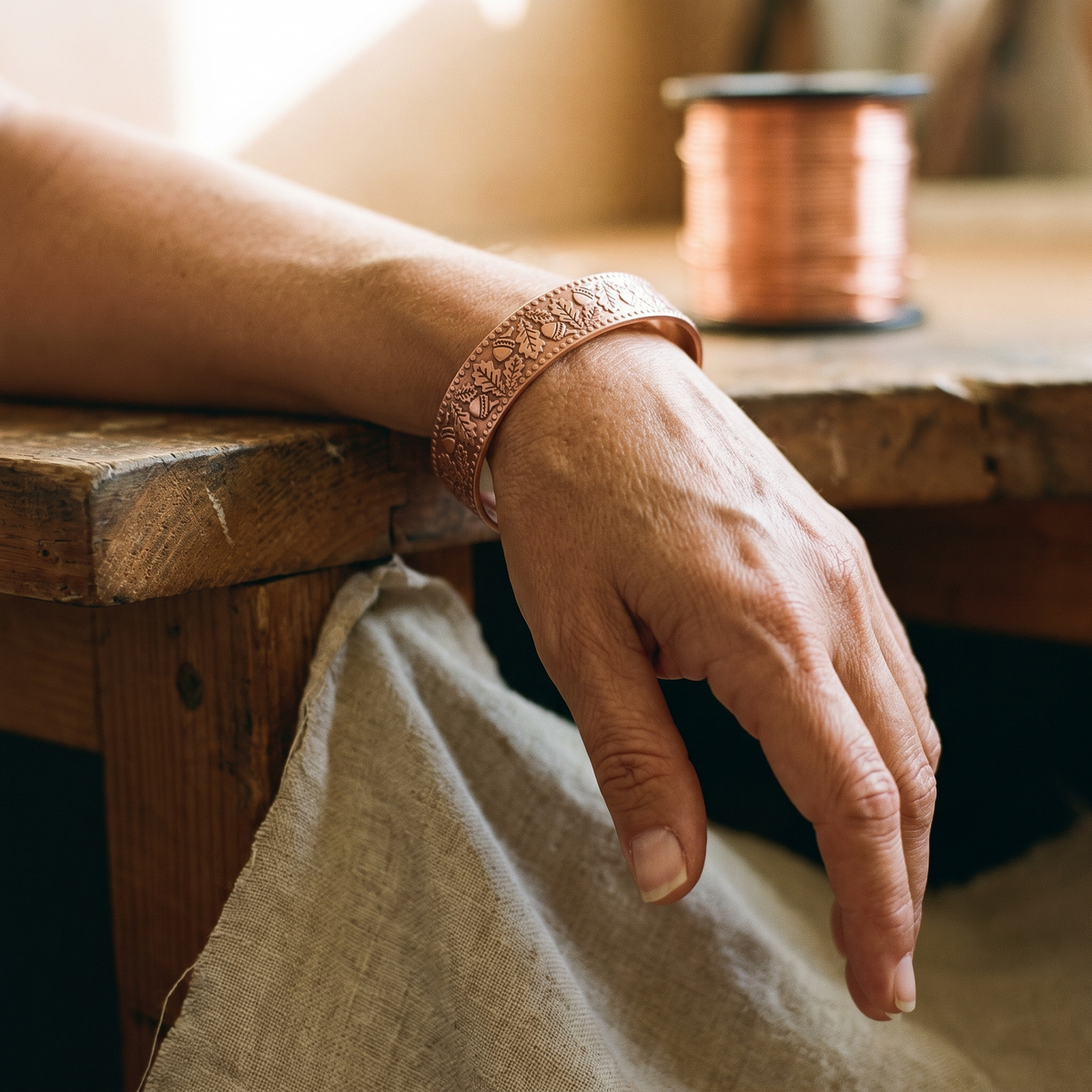 Bracelet en cuivre de Colette, photo 2