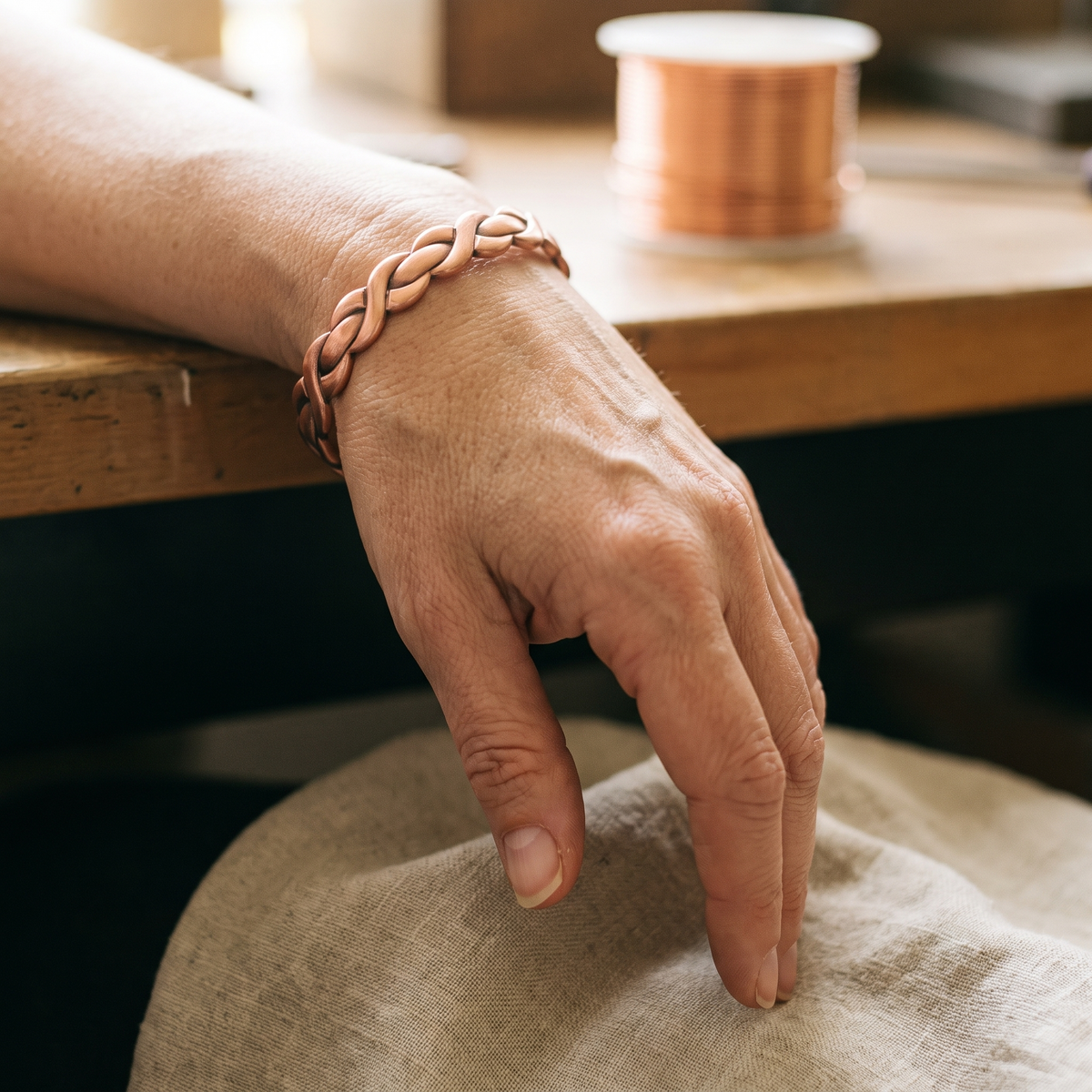 Bracelet en cuivre de Colette, photo 2