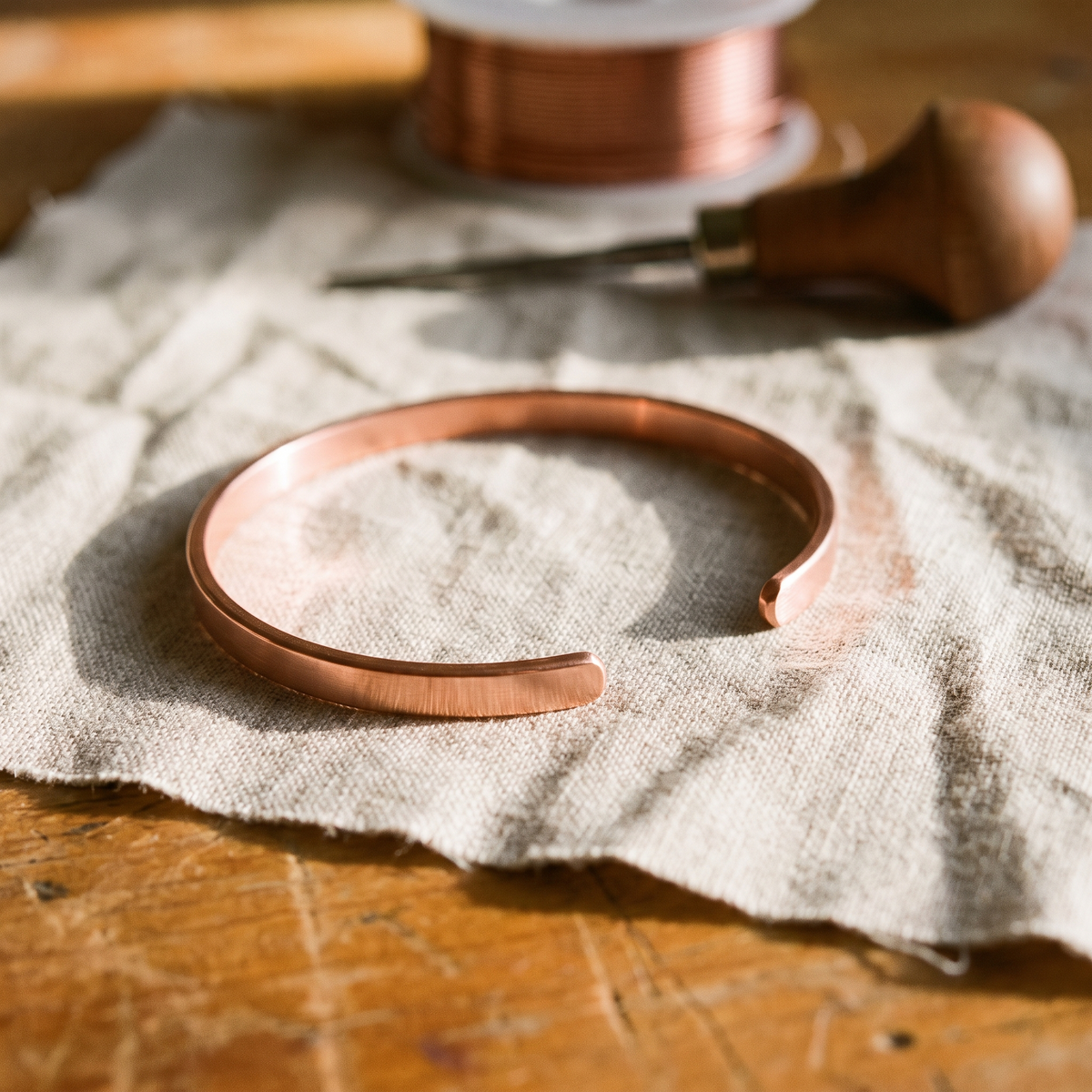 Bracelet en cuivre de Colette, photo 1