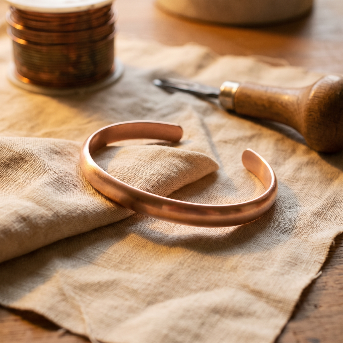 Bracelet en Cuivre Flow de Colette, photo 1