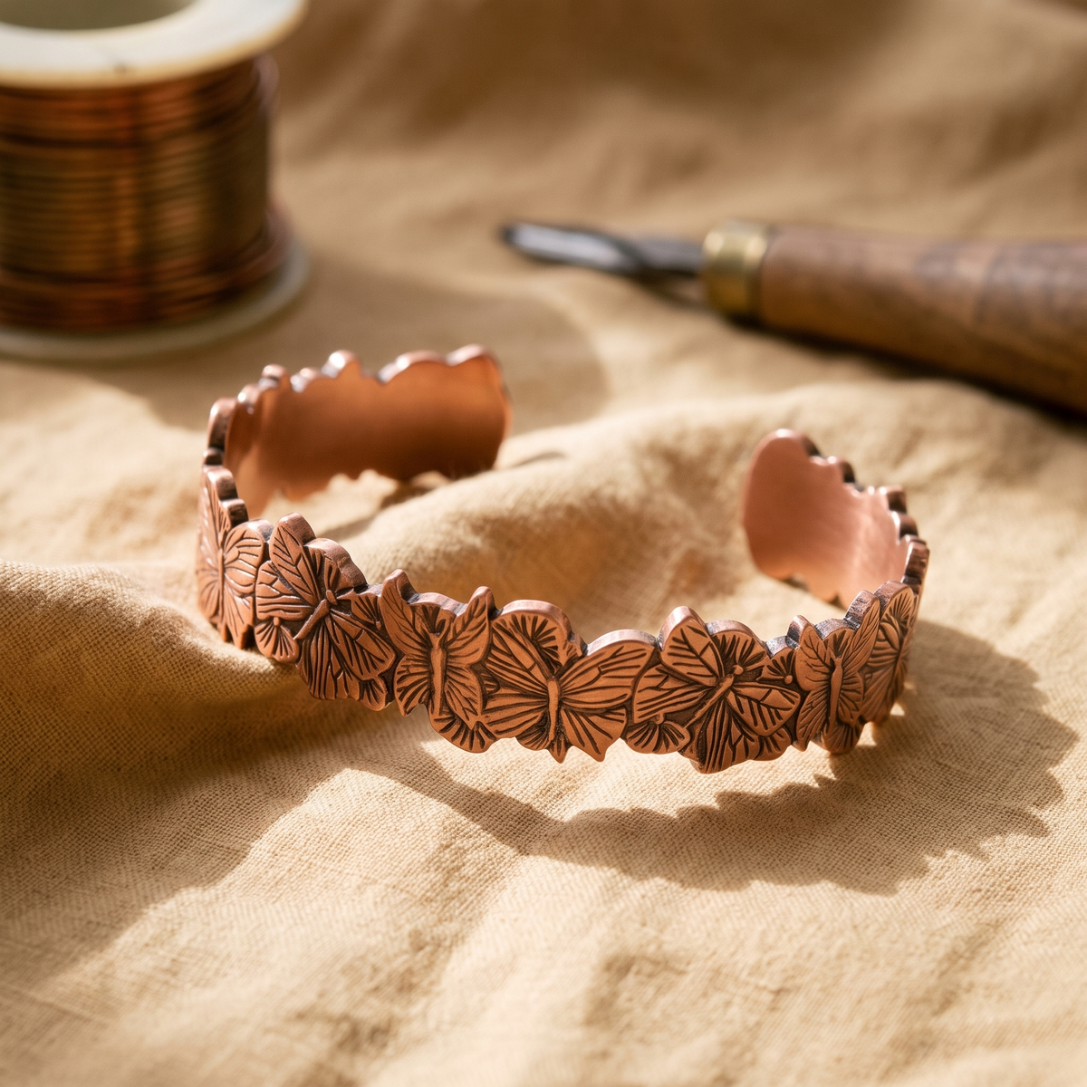Bracelet en cuivre du ciel de Colette, photo 1