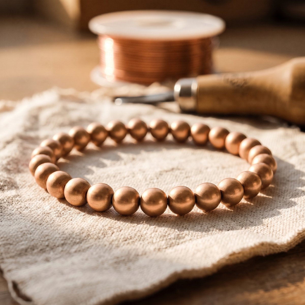 Bracelet en cuivre de Colette, photo 1